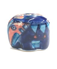 Hand Painted Mini Ceramic Elephant Incense Holder