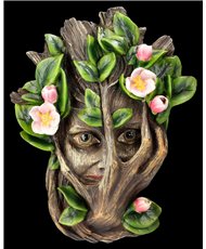 Lilliana Wall Plaque - 20cm high - Hand Painted Resin