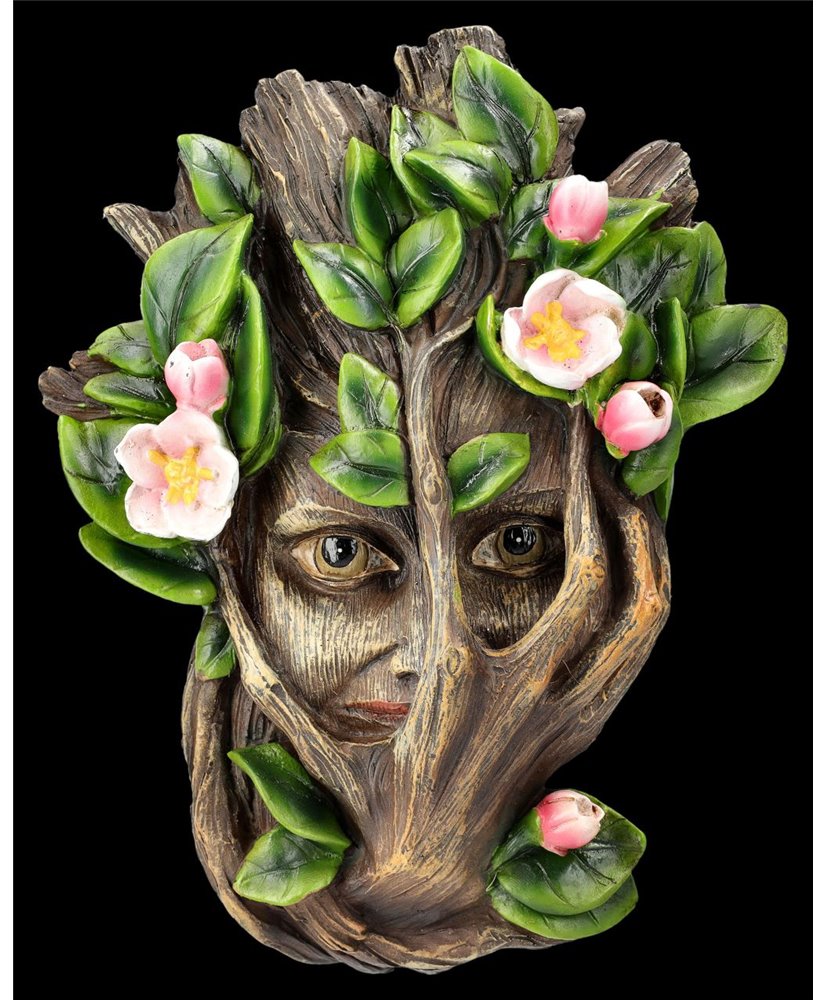 Lilliana Wall Plaque - 20cm high - Hand Painted Resin