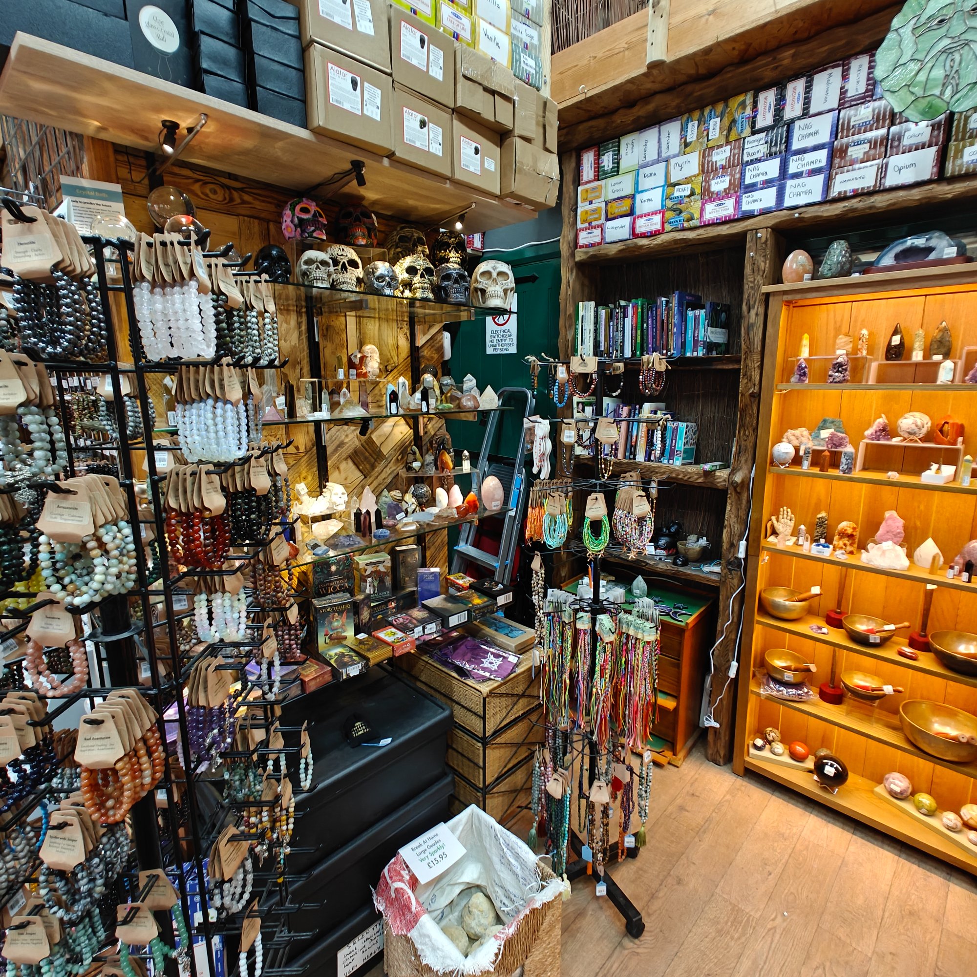 Inside The Crystal Shop at Elsecar
